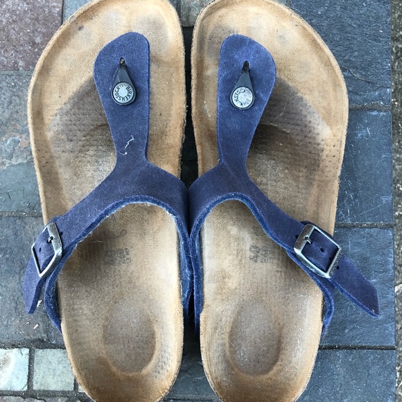Birkenstock Shoes - Navy Blue Birkenstocks